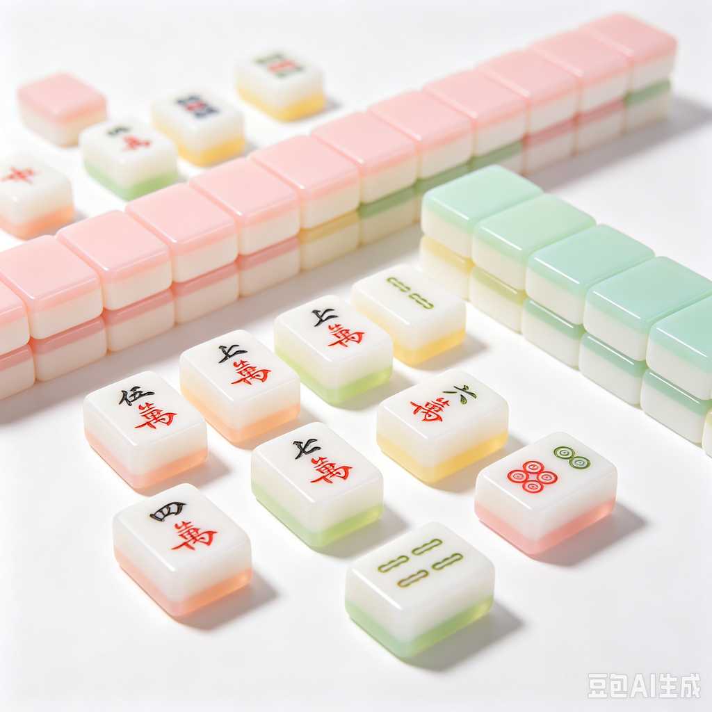 premium resin mahjong game set